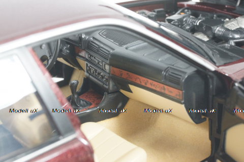 BMW 730i (E32) 1986 red, 100023007, Minichamps 1:18