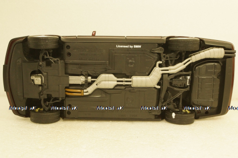 BMW 730i (E32) 1986 red, 100023007, Minichamps 1:18