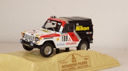 Mitsubishi Pajero #189 Rally Paris-Dakar 1985 P. Zaniroli - J. D. Silva, Norev 1:43