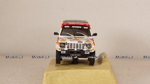 Mitsubishi Pajero #189 Rally Paris-Dakar 1985 P. Zaniroli - J. D. Silva, Norev 1:43