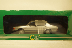 Saab 900 Turbo 1981, silver metallic, CML099-1, Cult Models 1:18