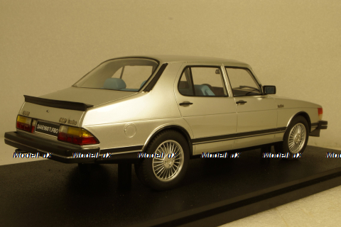Saab 900 Turbo 1981, silver metallic, CML099-1, Cult Models 1:18