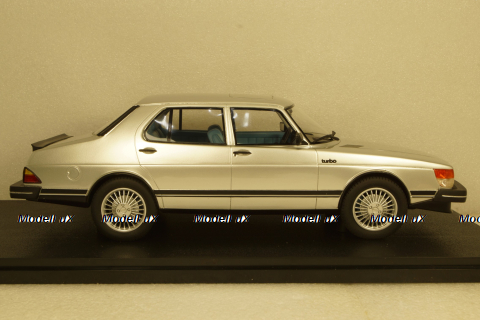Saab 900 Turbo 1981, silver metallic, CML099-1, Cult Models 1:18