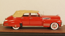 Cadillac Series 62 Sedan Convertible Red Closed top 1941, GLM119202, GLM Models 1:43