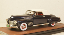 Cadillac Series 62 Convertible Coupe Dark blue Met Closed top 1941, GLM119702, GLM Models 1:43