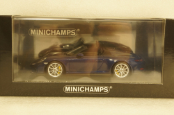 Porsche 911 (991) Speedster  2019, blue metallic, 410061132, Minichamps 1:43