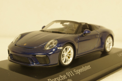 Porsche 911 (991) Speedster  2019, blue metallic, 410061132, Minichamps 1:43
