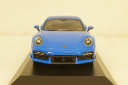 Porsche 911 (992) Turbo S Coupe Sport Design  2021, blue, 410060072, Minichamps 1:43