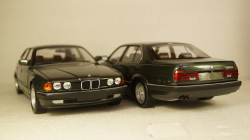 BMW 730I (E32) 1986 Green Metallic, 100023004, Minichamps 1:18