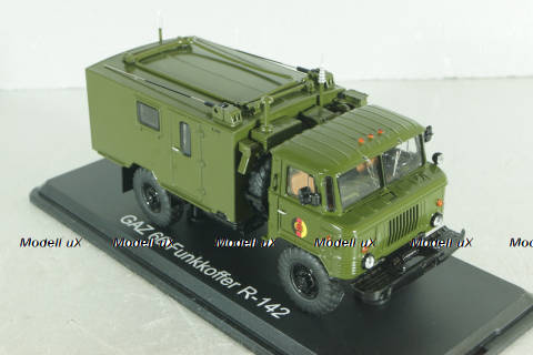 КШМ Р-142Н (66) командно-штабная машина на шасси Газ-66 NVA 1965г, хаки, PCL47024, Premium ClassiXXs 1:43