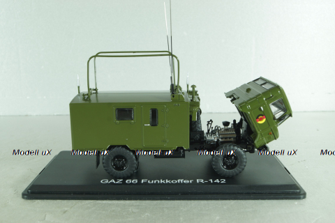 КШМ Р-142Н (66) командно-штабная машина на шасси Газ-66 NVA 1965г, хаки, PCL47024, Premium ClassiXXs 1:43