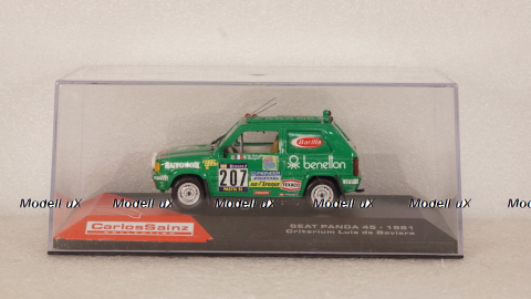 FIAT PANDA 4X4 #207 PARIS DAKAR 1984, Hervé DE LABRIFFE / Claude DEVOYON, Конверсия 1:43