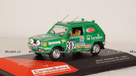 FIAT PANDA 4X4 #207 PARIS DAKAR 1984, Hervé DE LABRIFFE / Claude DEVOYON, Конверсия 1:43