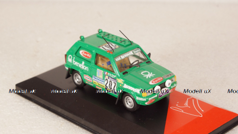 FIAT PANDA 4X4 #207 PARIS DAKAR 1984, Hervé DE LABRIFFE / Claude DEVOYON, Конверсия 1:43