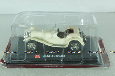 Jaguar S.S. 100 1935,  white, DelPrado 1:43