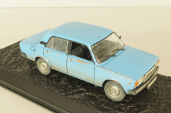 Ваз-2107 Жигули 1982, синий, Model43 1:43