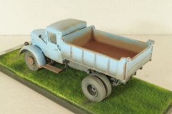 Маз-205 самосвал, со следами эксплуатации, Model43 1:43