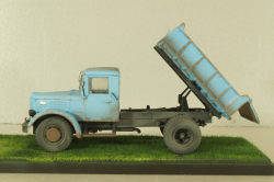 Маз-205 самосвал, со следами эксплуатации, Model43 1:43