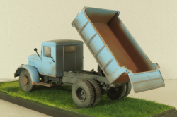 Маз-205 самосвал, со следами эксплуатации, Model43 1:43