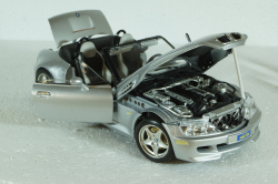 BMW Z3 M Roadster, silver, Bburago 1:18