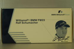 Williams-BMW FW23 Ralf Schumacher 2001, Formula One,  F1 , 80430029786, Minichamps 1:18 Уценка!