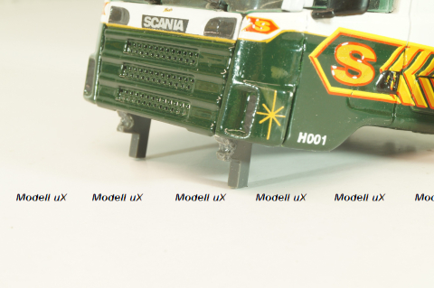 Scania 144L/460 tractor with semi trailer "Eddie Stobart LTD" 1998, white/green, 4418, Tekno 1:50