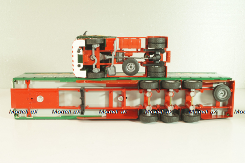 Scania 144L/460 tractor with semi trailer "Eddie Stobart LTD" 1998, white/green, 4418, Tekno 1:50