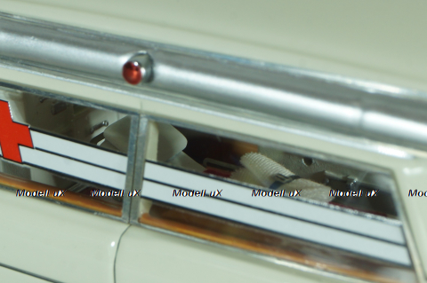 Cadillac S&S High Top Ambulance, white, 43894, NEO 1:43