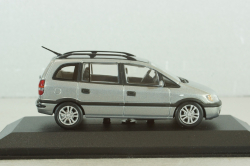 Opel Zafira 1999, silver, Minichamps 1:43