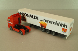 Scania 143M with semi-trailer McDonald's, red/white, 80811, Albedo 1:87