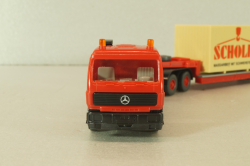 Mercedes 3850 S Heavy Duty Truck with trailer 1985, red  29504, Wiking 1:87