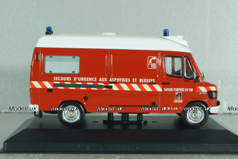 Mercedes-Benz 308D Sapeurs Pompiers Sapeurs Pompiers Cogolin, (Ambulance) 1981, IXO 1:43