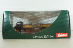 Mercedes-Benz Unimog 401 with trailer "Muller Mitteltal" black, 03114, Schuco 1:43