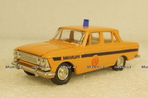 Москвич-408, милиция, август 91г.,  Тантал/Радон 1:43