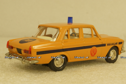 Москвич-408, милиция, август 91г.,  Тантал/Радон 1:43