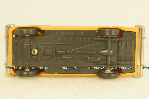 Москвич-408, милиция, август 91г.,  Тантал/Радон 1:43