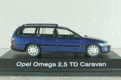Opel Omega (B) Caravan 1996, blue, 04035, Schuco 1:43