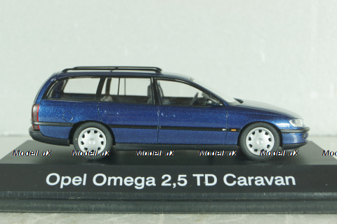 Opel Omega (B) Caravan 1996, blue, 04035, Schuco 1:43