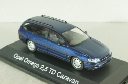 Opel Omega (B) Caravan 1996, blue, 04035, Schuco 1:43