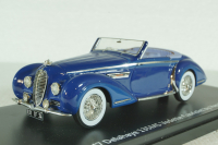 Delahaye 135 cabriolet by Chapron 1947, blue, EMEU43017C,  ESVAL Model 1:43