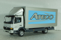 Mercedes Atego 815 box truck "Atego" 1998, silver, B66000149, Minichamps 1:43
