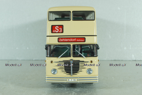 Bussing D2U "Jagermeister" 1951, beige, 439071082, Minichamps 1:43