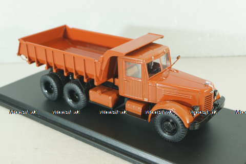 ЯАЗ-210Е Самосвал, темно-оранжевый, SSM1141, SSM 1:43