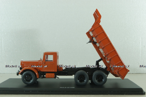 ЯАЗ-210Е Самосвал, темно-оранжевый, SSM1141, SSM 1:43