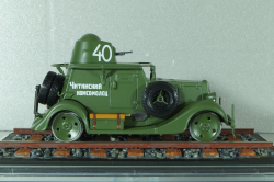 БА-20ЖД бронеавтомобиль на ж/д ходу 1939, TruckTyr 1:43