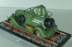 БА-20ЖД бронеавтомобиль на ж/д ходу 1939, TruckTyr 1:43