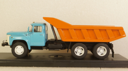 Зил-133 самосвал, опытный  голуб/оранжевый, Алник43 1:43
