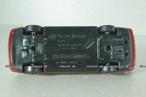 Volkswagen Passat Variant (B3) 1988, red, 1015R, Schabak 1:43