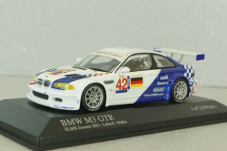 BMW M3 GTR (E46) #42 ELMS Jarama 2001, white, 400012192, Minichamps 1:43