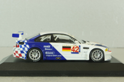 BMW M3 GTR (E46) #42 ELMS Jarama 2001, white, 400012192, Minichamps 1:43